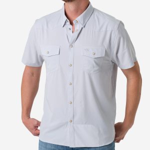 Performance Western Shirt -  Light Grey