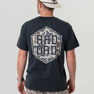 Short Sleeve Tee - Rad Dad - Heather Black