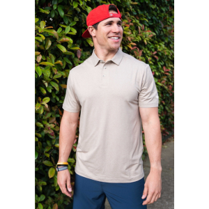 Performance Polo - Heather Khaki
