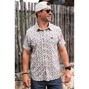 Performance Button Up - All Over Ducks