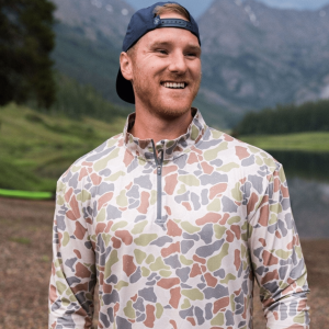 Performance Quarter Zip - Driftwood Camo
