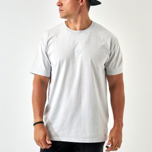Vintage Washed Tee - Light Grey