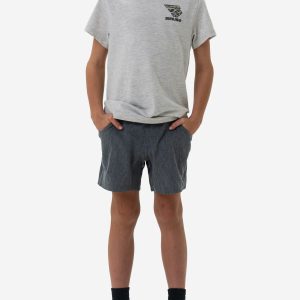 Youth Athletic Short - Grizzly Grey - Deer Camo Liner