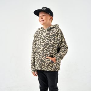 Youth Fleece Hoodie - Classic Deer Camo