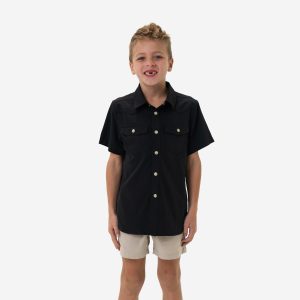 Youth Performance Western Shirt - Black